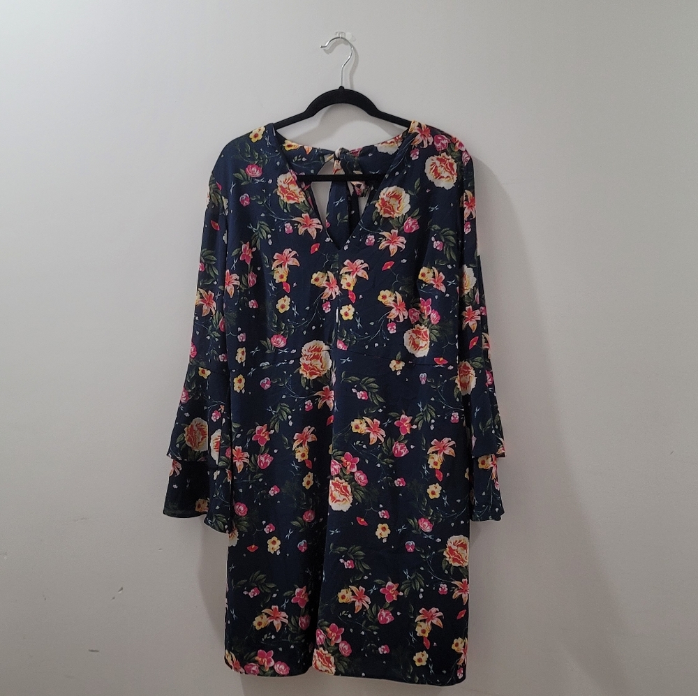 Atmosphere Flare Longsleeve Dress